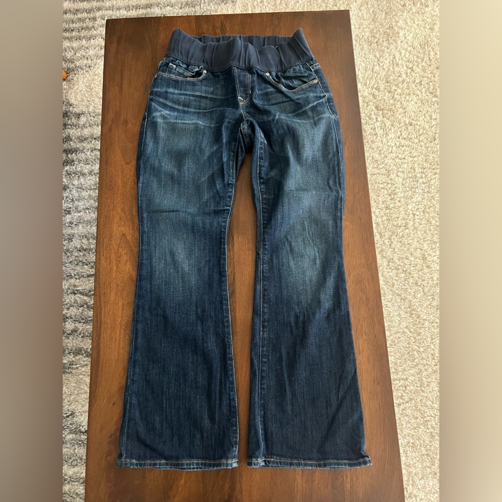 GAP - MATERNITY (SHORT) Blue Straight Jeans